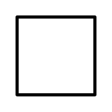 Grand carré blanc - OpenMoji