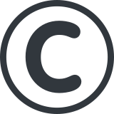 Symbole copyright - Twitter / X