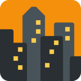 Ville au crépuscule - Twitter / X