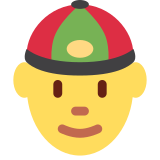 Homme avec casquette chinoise - Twitter / X