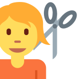 Personne qui se fait couper les cheveux - Twitter / X