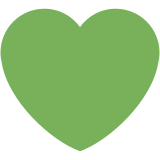 Cœur vert - Twitter / X