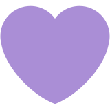 Cœur violet - Twitter / X