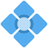 Diamant avec un point - Twitter / X