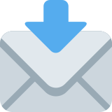 Enveloppe avec flèche - Twitter / X