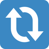 Flèches dans le sens horaire - Twitter / X