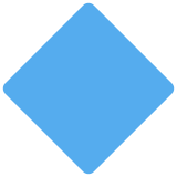 Grand losange bleu - Twitter / X