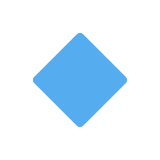 Petit losange bleu - Twitter / X