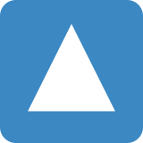 Petit triangle haut - Twitter / X