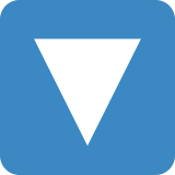 Petit triangle bas - Twitter / X