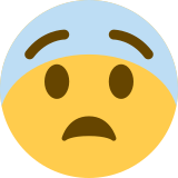 Visage effrayé - Twitter / X