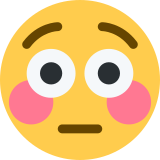 Visage qui rougit - Twitter / X