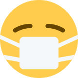 Visage avec masque - Twitter / X