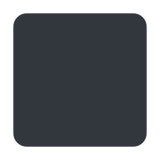 Carré moyen noir - Twitter / X