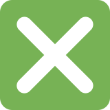 Bouton croix - Twitter / X