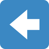 Flèche gauche - Twitter / X