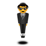 Homme d’affaires en lévitation