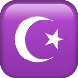 Etoiles et croissant de lune