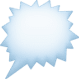 Bulle colère droite - Facebook