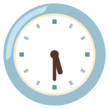 Cinq heures et demie - Noto Color Emoji