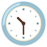 Dix heures et demie - Noto Color Emoji