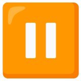 Bouton pause - Noto Color Emoji