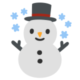 Bonhomme de neige - Noto Color Emoji