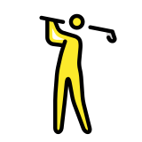 Joueur de golf - OpenMoji