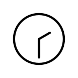 Deux heures et demie - OpenMoji