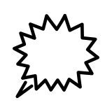 Bulle colère droite - OpenMoji