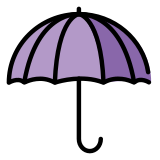 Parapluie ouvert - OpenMoji