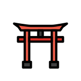 Sanctuaire shinto - OpenMoji