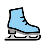 Patin à glace - OpenMoji