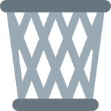 Corbeille à papiers - Twitter / X