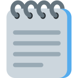 Bloc-notes à spirale - Twitter / X