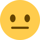 Visage neutre - Twitter / X