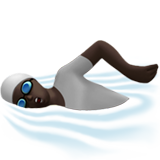 personne nageant : peau foncée