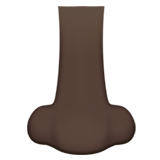 nez : peau foncée