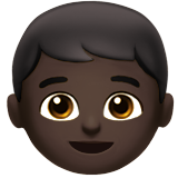 garçon : peau foncée