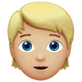 personne blonde : peau moyennement claire