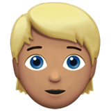 personne blonde : peau légèrement mate