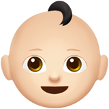 bébé : peau claire