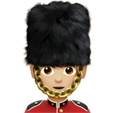 garde : peau moyennement claire