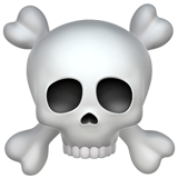 Emoji Tête de Mort