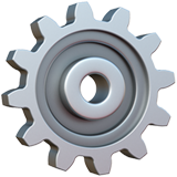 Emoticône Roue dentée