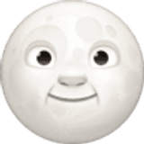 Pleine lune avec visage - Facebook