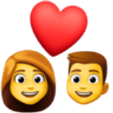 Couple avec cœur : femme et homme - Facebook