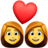 Couple avec cœur : femme et femme - Facebook