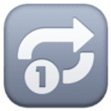 Bouton répétition de la piste - Facebook