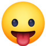 Visage qui tire la langue - Facebook